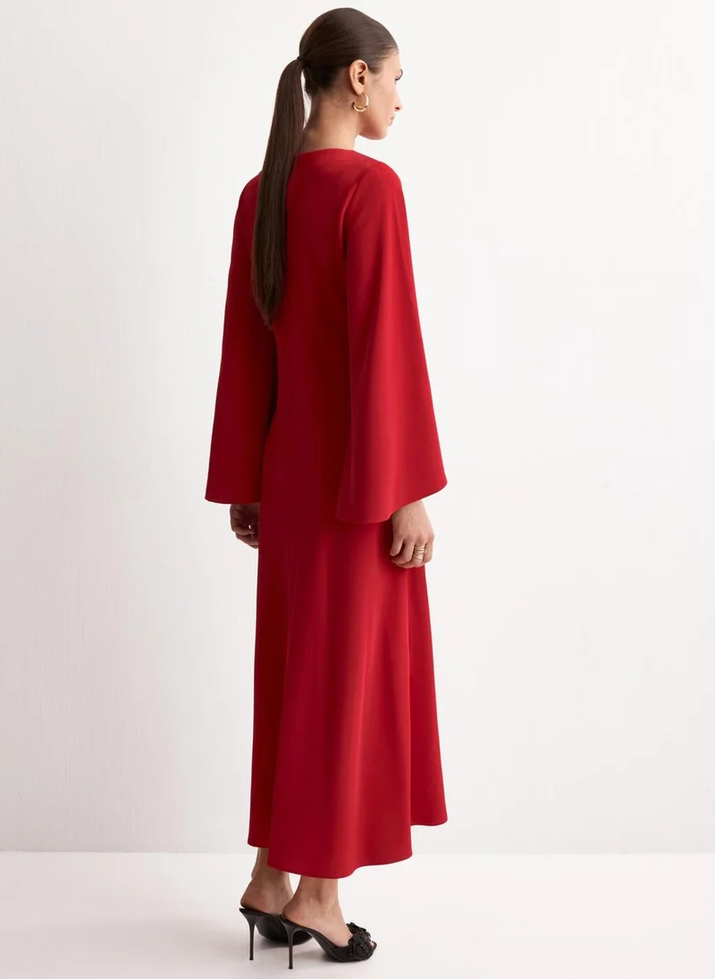 مانجو Flared midi-dress